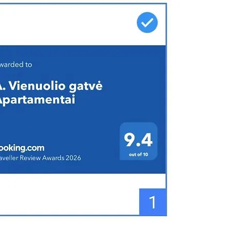 A. Vienuolio Gatve Apartamentai 아파트 *